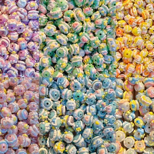 Hand-painted beads